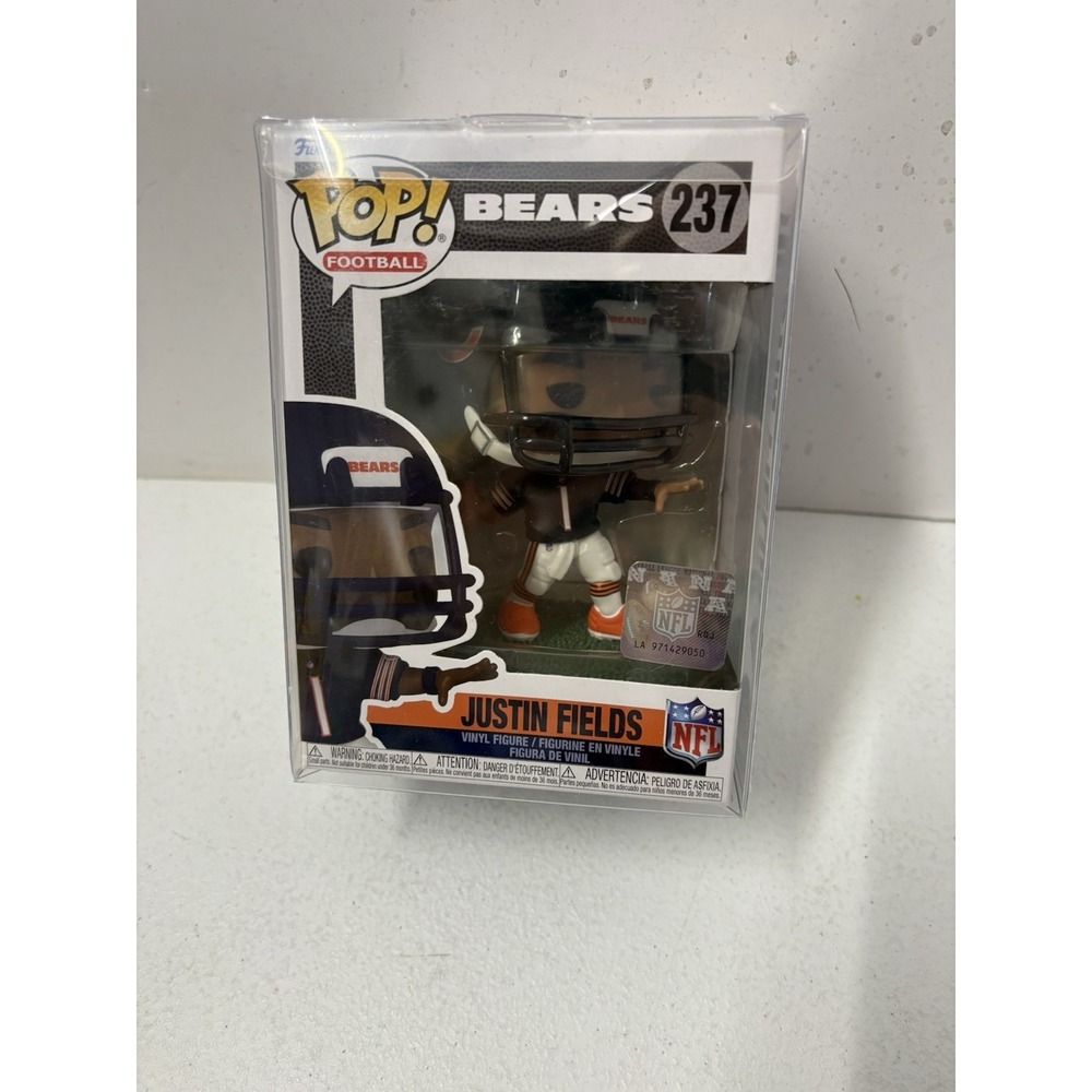 New Funko Pop Football NFL Chicago Bears #237 Justin Fields vinyl figure‎